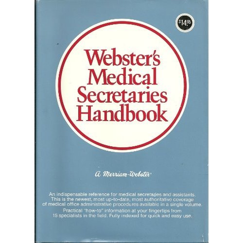 Beispielbild fr Webster's Medical Handbook zum Verkauf von Better World Books