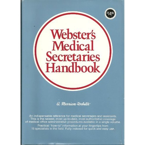 Imagen de archivo de Webster's Medical Handbook a la venta por Better World Books