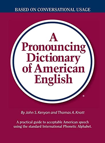 Stock image for A Pronouncing Dictionary of American English for sale by ZBK Books