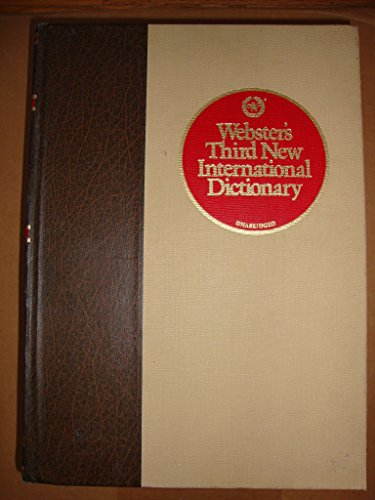 Imagen de archivo de Webster's Third New International Dictionary of the English Language, Unabridged a la venta por R Bookmark