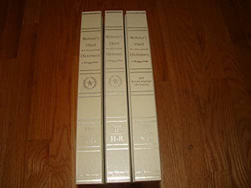 Imagen de archivo de Websters Third New International Dictionary, Unabridged, and Seven Language Dictionary a la venta por Sandi's Bookshelf