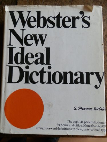 Imagen de archivo de Websters new ideal dictionary a la venta por Hawking Books