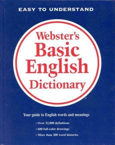 Stock image for Webster's Basic English Dictionary for sale by Ergodebooks