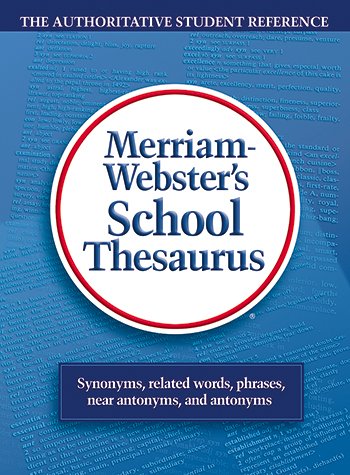 Imagen de archivo de Merriam-Webster's School Thesaurus a la venta por Better World Books: West