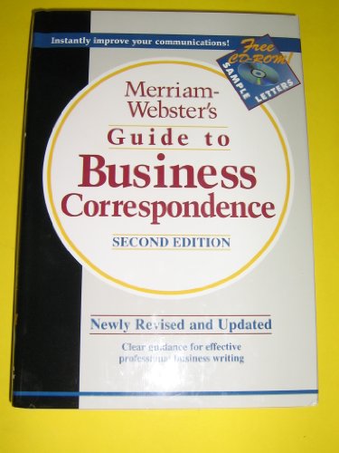 Imagen de archivo de Merriam-Webster's Guide to Business Correspondence, Second Edition a la venta por SecondSale
