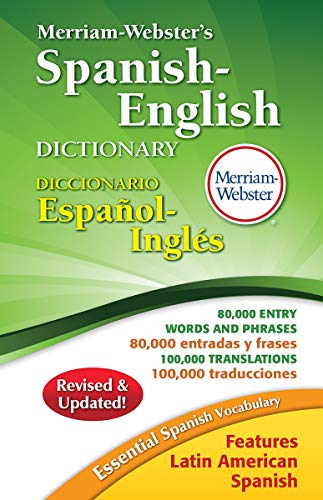 Stock image for Merriam-Websters Spanish-English Dictionary, Hardcover, (Spanish and English Edition) for sale by Goodwill Books