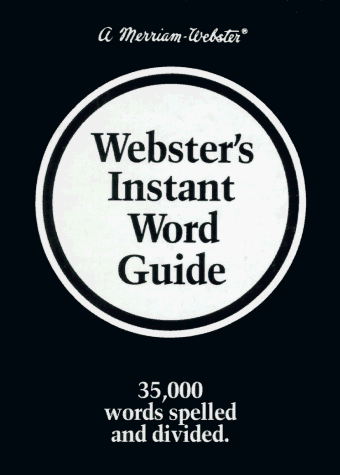 9780877792734: Websters Instant Word Guide