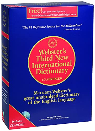 9780877793021: Webster's Third New International Dictionary