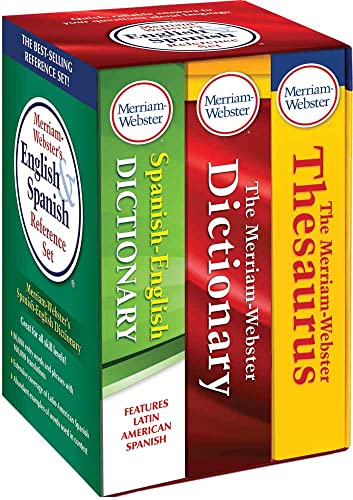 9780877793335: Merriam-Webster's English and Spanish Reference Set
