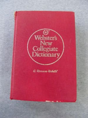 Stock image for Webster's new collegiate dictionary for sale by BookHolders