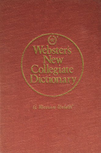 Imagen de archivo de Webster's new collegiate dictionary a la venta por Half Price Books Inc.