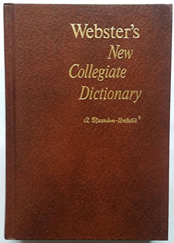 Stock image for Webster's New Collegiate Dictionary: THUMB INDEXED (Hardcover) for sale by Reliant Bookstore