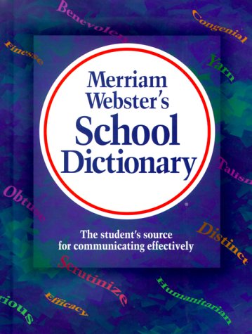 Stock image for Merriam-Webster's School Dictionary for sale by a2zbooks