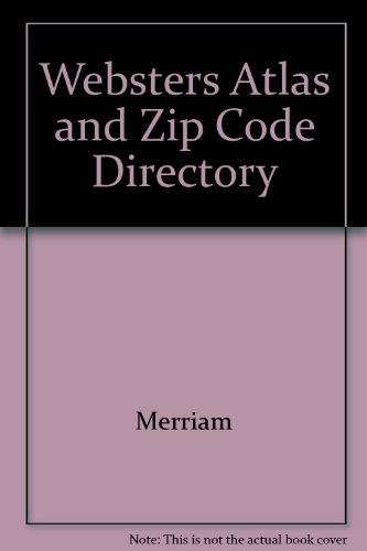 Beispielbild fr Webster's Atlas and zip code directory zum Verkauf von Wonder Book