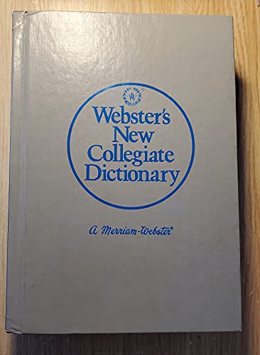 Beispielbild fr Webster's new collegiate dictionary zum Verkauf von HPB-Ruby