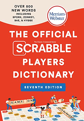 Beispielbild fr The Official SCRABBLE Players Dictionary, Seventh Ed., Newest Edition, 2023 Copyright, (Jacketed Hardcover) zum Verkauf von Goodwill of Colorado