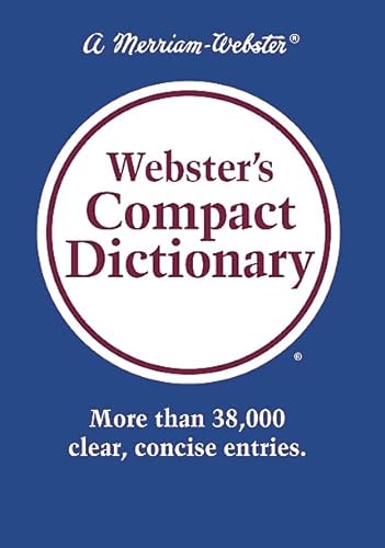 Stock image for Webster's Compact Dictionary for sale by Better World Books: West