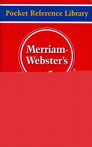 Stock image for Merriam-Webster's Pocket Dictionary (Pocket Reference Library) for sale by SecondSale