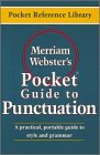 Beispielbild fr Merriam-Webster's Pocket Guide to Punctuation (Pocket Reference Library) zum Verkauf von Wonder Book