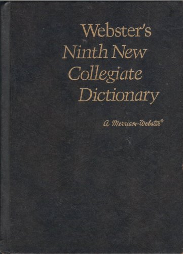 Stock image for Webster's Ninth New Collegiate Dictionary: Brown-Leather-Like/Stock #10 for sale by Sequitur Books