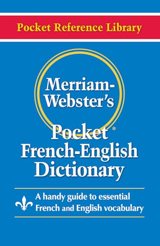 Beispielbild fr Merriam-Webster?s Pocket French-English Dictionary (Pocket Reference Library) (Multilingual, French and English Edition) zum Verkauf von Gulf Coast Books