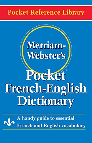 9780877795186: Merriam Webster Pocket French-English Dictionary (Pocket Reference Library)
