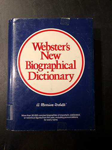 9780877795438: Webster's New Biographical Dictionary