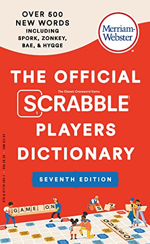 Beispielbild fr The Official SCRABBLE Players Dictionary, Seventh Ed., Newest Edition, 2023 Copyright, (Mass Market Paperback) zum Verkauf von GF Books, Inc.