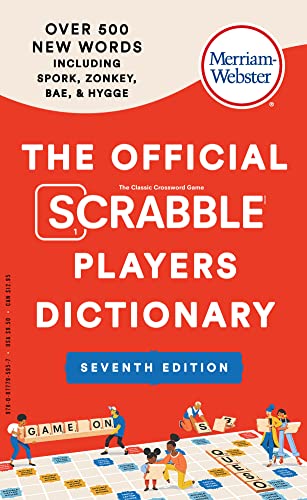 Stock image for The Official SCRABBLE Players Dictionary, Seventh Ed., Newest Edition, 2023 Copyright, (Mass Market Paperback) for sale by GF Books, Inc.