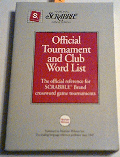 9780877796176: National Scrabble Association Official Tournament and Club Word List