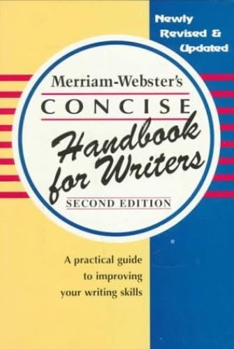 Beispielbild fr Merriam-Webster's Concise Handbook for Writers zum Verkauf von Wonder Book