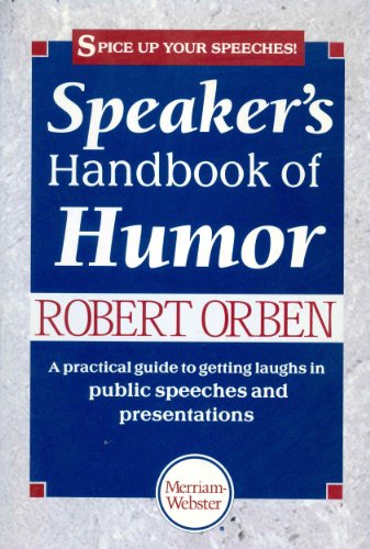 Beispielbild fr Speaker's Handbook of Humor zum Verkauf von Wonder Book