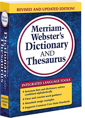 Stock image for Merriam-Webster's Dictionary and Thesaurus for sale by SecondSale