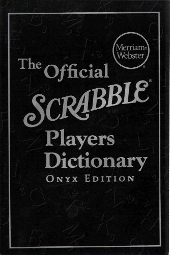 9780877796459: The Official Scrabble Players Dictionary, Onyx Edition [Paperback] by Merriam...