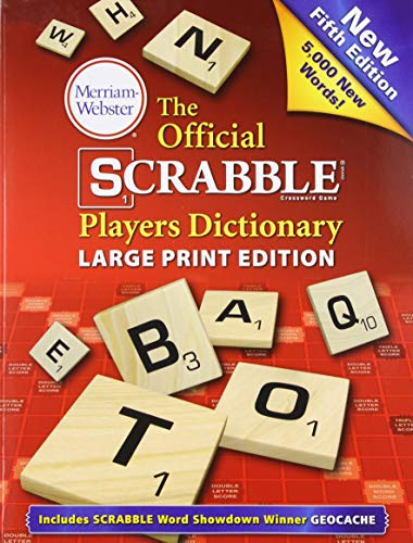 Beispielbild fr The Official Scrabble Players Dictionary, 5th Edition, Large Print, Trade Paperback zum Verkauf von GoldenWavesOfBooks