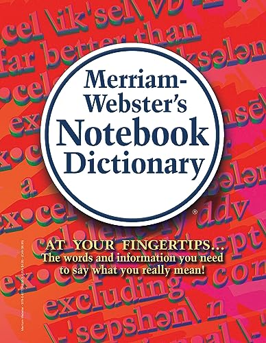 Imagen de archivo de Merriam-Webster English Notebook Dictionary a la venta por Orion Tech