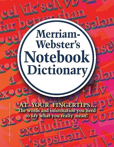 Stock image for Merriam Webster's Notebook Dictionary (MW-6503) for sale by Gulf Coast Books