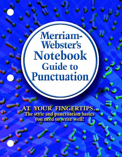 Imagen de archivo de Merriam-Webster's Notebook Guide to Punctuation a la venta por SecondSale