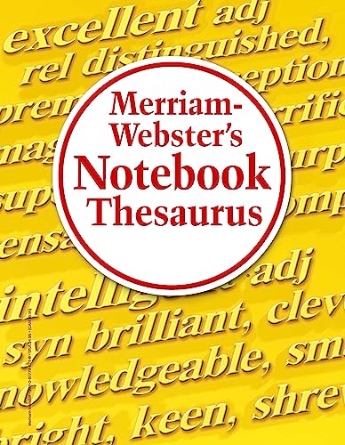 Beispielbild fr Merriam-Webster's Notebook Thesaurus zum Verkauf von HPB-Diamond