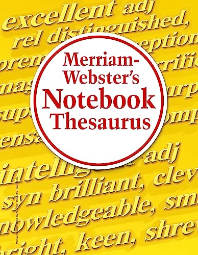 9780877796718: Merriam-Webster's Notebook Thesaurus