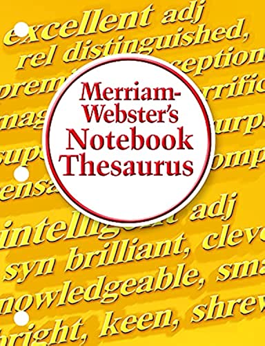 9780877796718: Merriam-Webster's Notebook Thesaurus