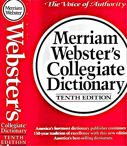 Merriam-Webster's Collegiate Dictionary (9780877797074) by Frederick C. Mish; Merriam-Webster