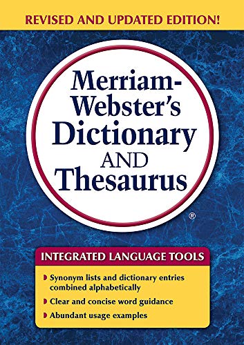 Beispielbild fr Merriam-Webster's Dictionary and Thesaurus, Trade Paperback zum Verkauf von Orion Tech