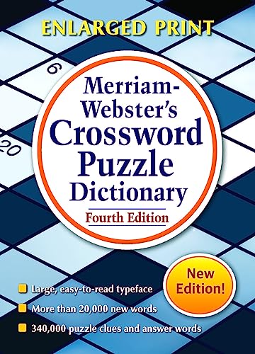 9780877797340: Merriam Webster's Crossword Puzzle Dictionary: Fourth Edition, Enlarged Print Edition