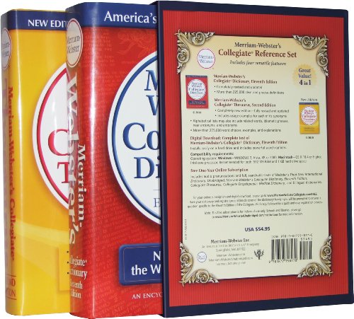 Stock image for Merriam-Websters Collegiate Reference Set (Dictionary) for sale by Solr Books