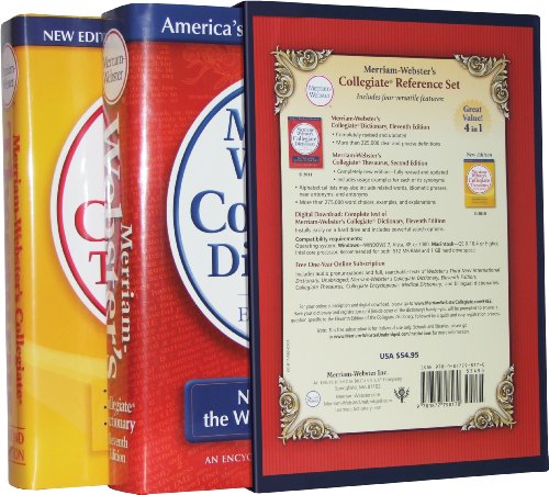 9780877798170: Merriam-Webster's Collegiate Reference Set (Dictionary)