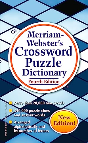 Beispielbild fr Merriam-Webster's Crossword Puzzle Dictionary, Fourth Edition zum Verkauf von SecondSale