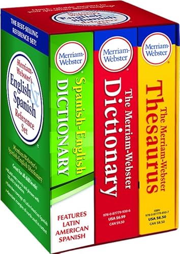 9780877798200: Merriam-Webster's English & Spanish Reference Set