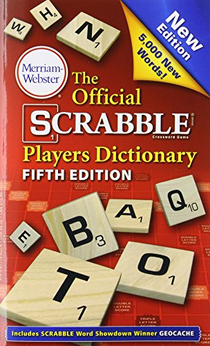 Stock image for The Official Scrabble Players Dictionary, 5th Edition (mass market, paperback) 2014 copyright for sale by SecondSale