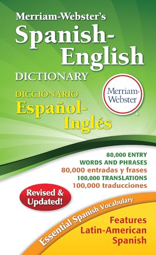 Imagen de archivo de MERRIAM WEBSTERS SPANISH ENGLISH DICTIONARY a la venta por SecondSale